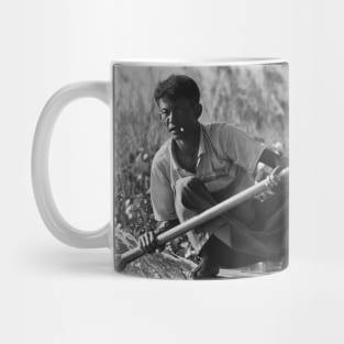 Fisherman in Inle Lake, Myanmar Mug